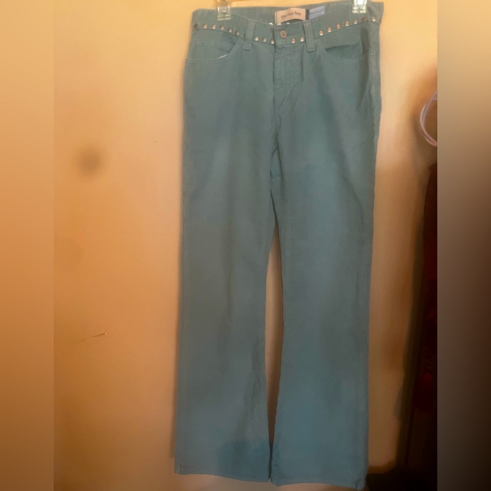 Vintage Gap Low Rise Flare Blue corduroy jeans size 6